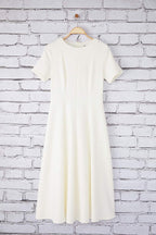 Lined Midi Woven Dress