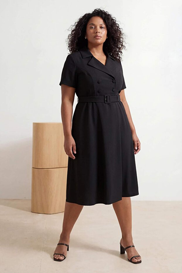 The Trench Midi Dress