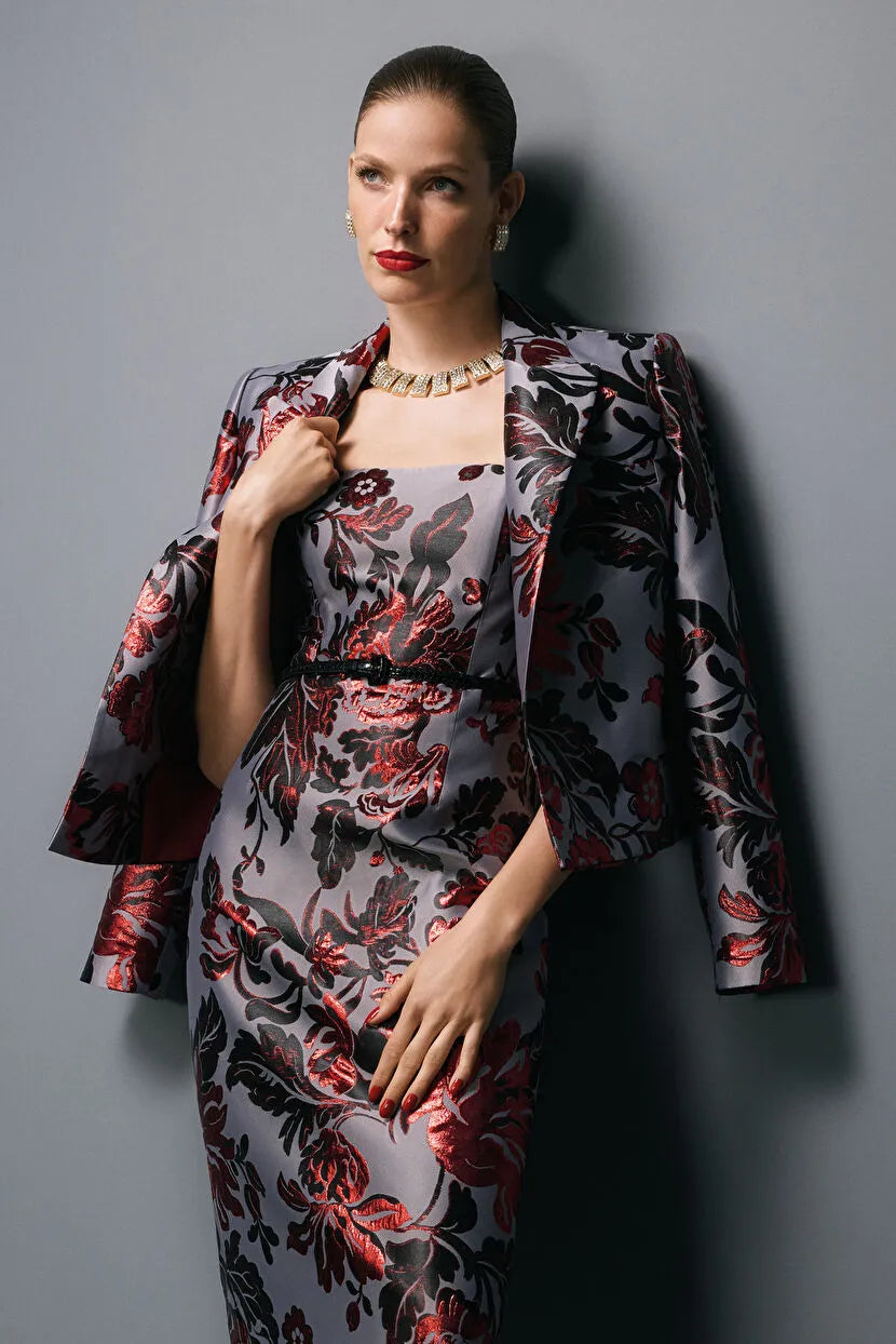 Limited Edition Red Jacquard Jacket
