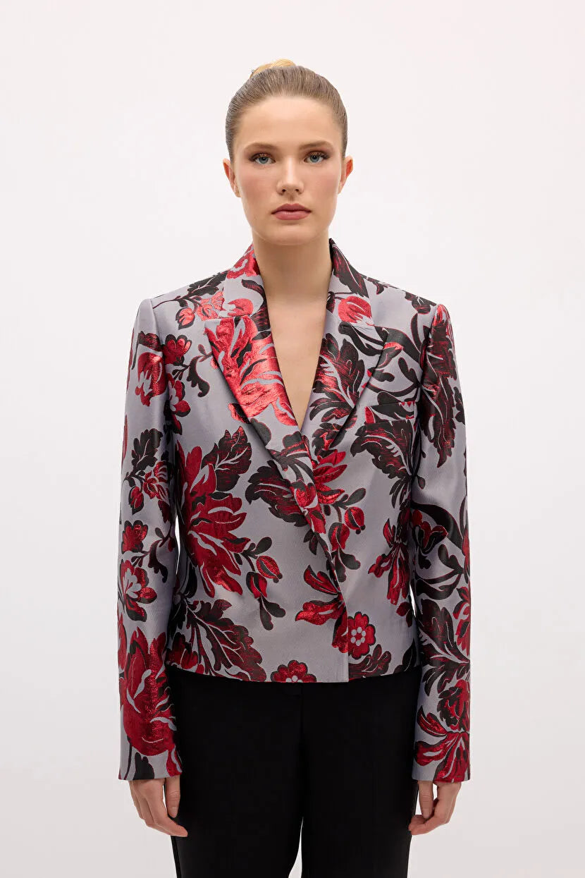 Limited Edition Red Jacquard Jacket