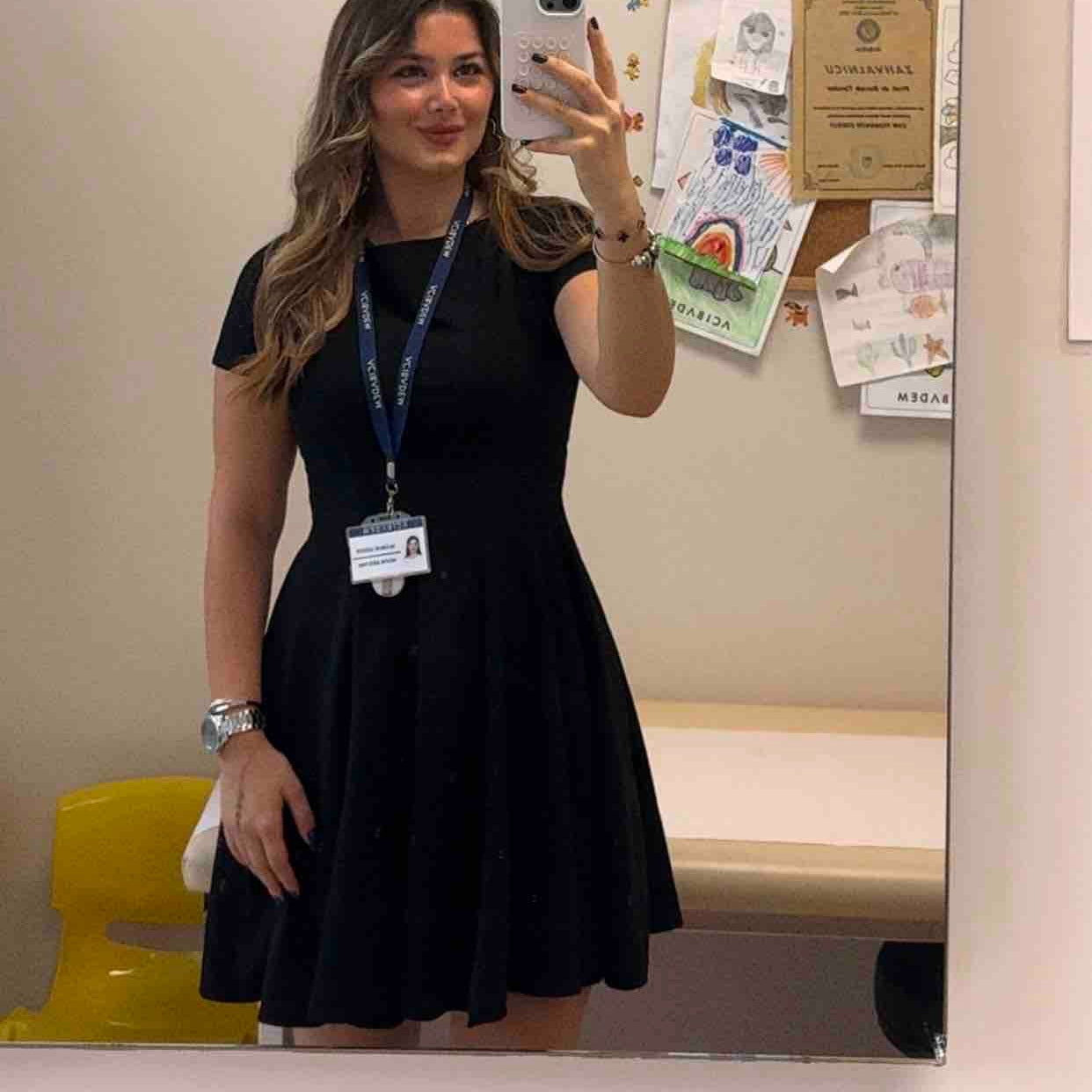 Black Godeli Mini Woven Dress