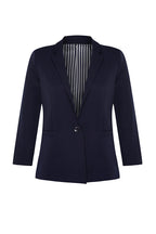 Navy Striped-Lining Blazer
