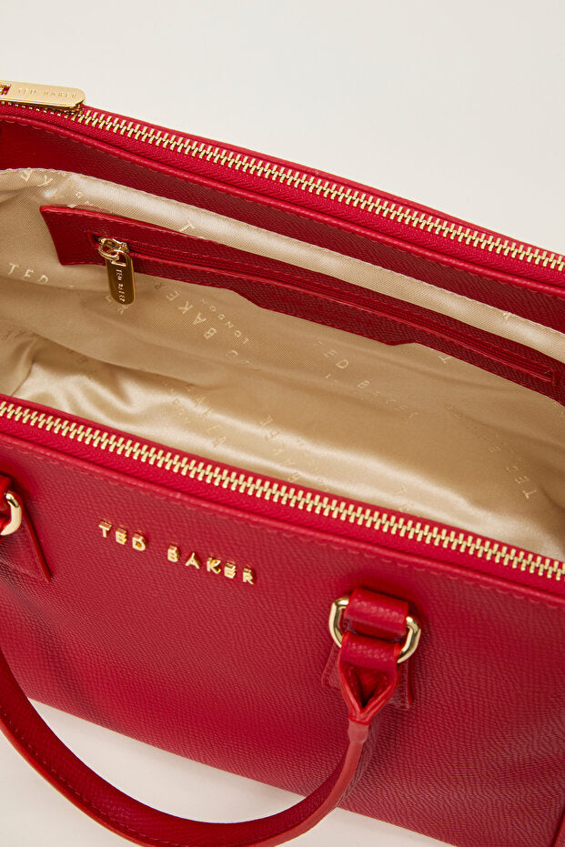 Ted Baker Printed Small Leather Handbag