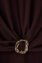 The Buckle Twist Flutter Dress