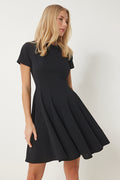 Black Godeli Mini Woven Dress