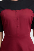 Color Block Midi Dress