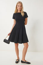 Black Godeli Mini Woven Dress