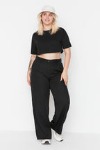 Black Wide-Leg Trousers