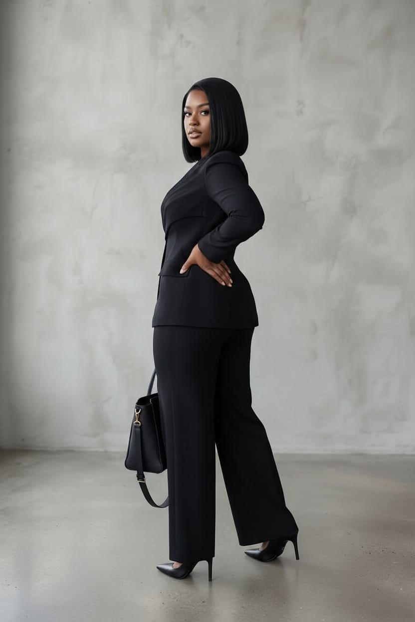 The Executive Black Co-ord Set