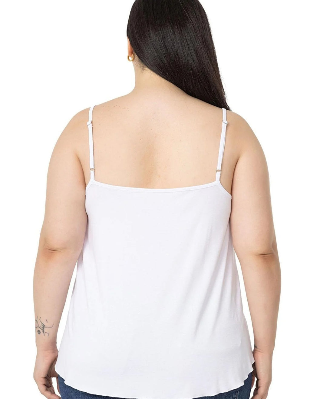 White Adjustable Cami Top