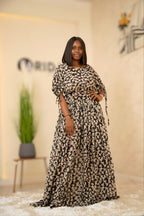 Effortless Floral Print Flowy Chiffon Maxi Dress