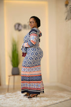 Striking Geometric Print Bodycon Dress