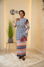 Striking Geometric Print Bodycon Dress