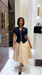 Navy & Cream Executive Set