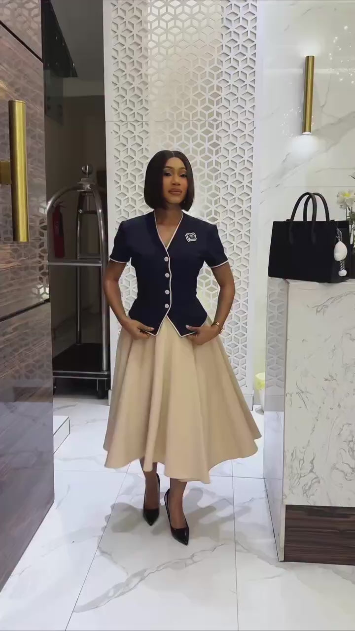 Navy & Cream Executive Set