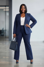 Navy Power Suit Co-ord