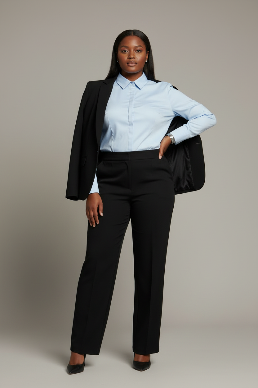 Slim-Fit Hidden Button Shirt
