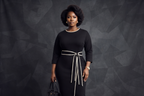 Midi Dress with Piping Detail