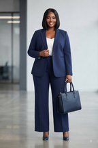 Navy Power Suit Co-ord