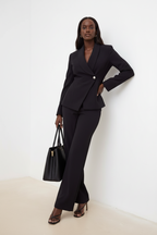 Black Tailored Two-Piece Suit