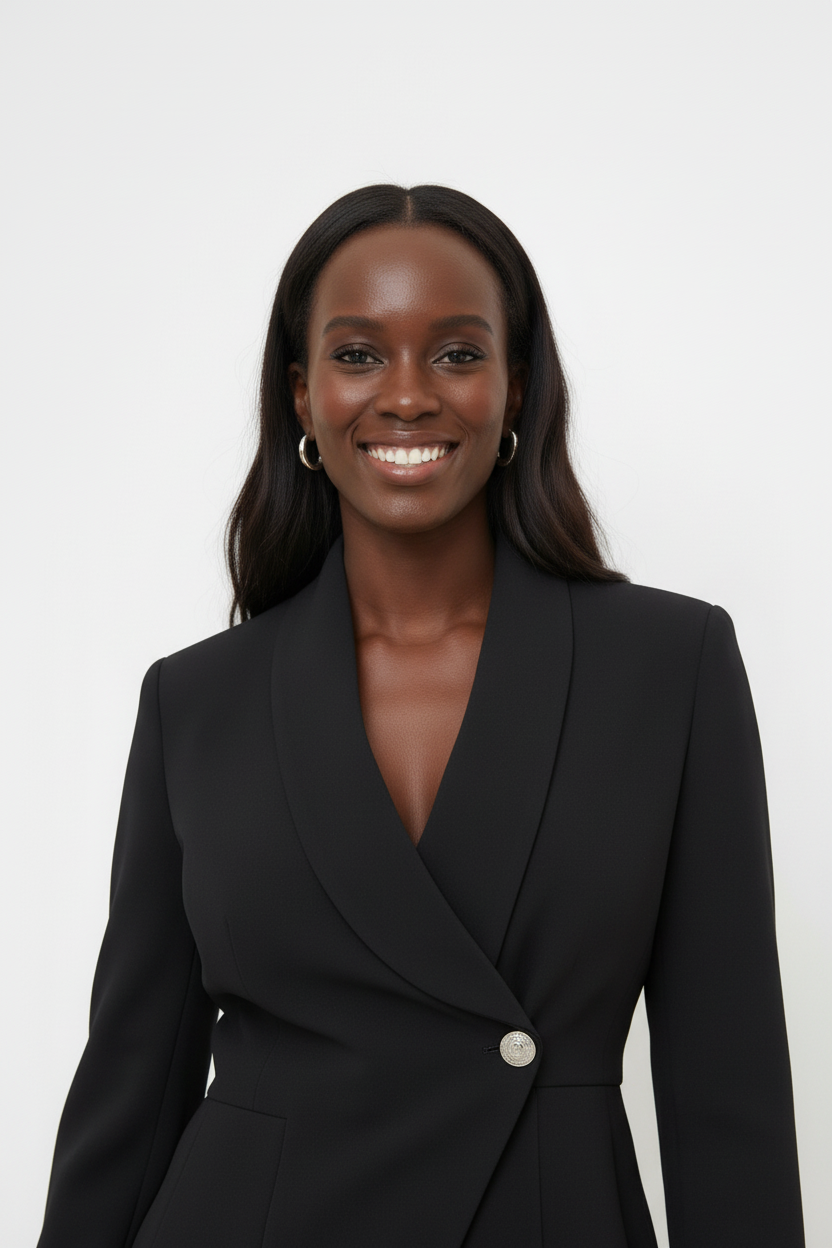 Black Tailored Two-Piece Suit